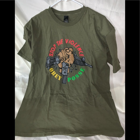 Vintage Obey Posse Stop the Violence t-shirt - Picture 1 of 3